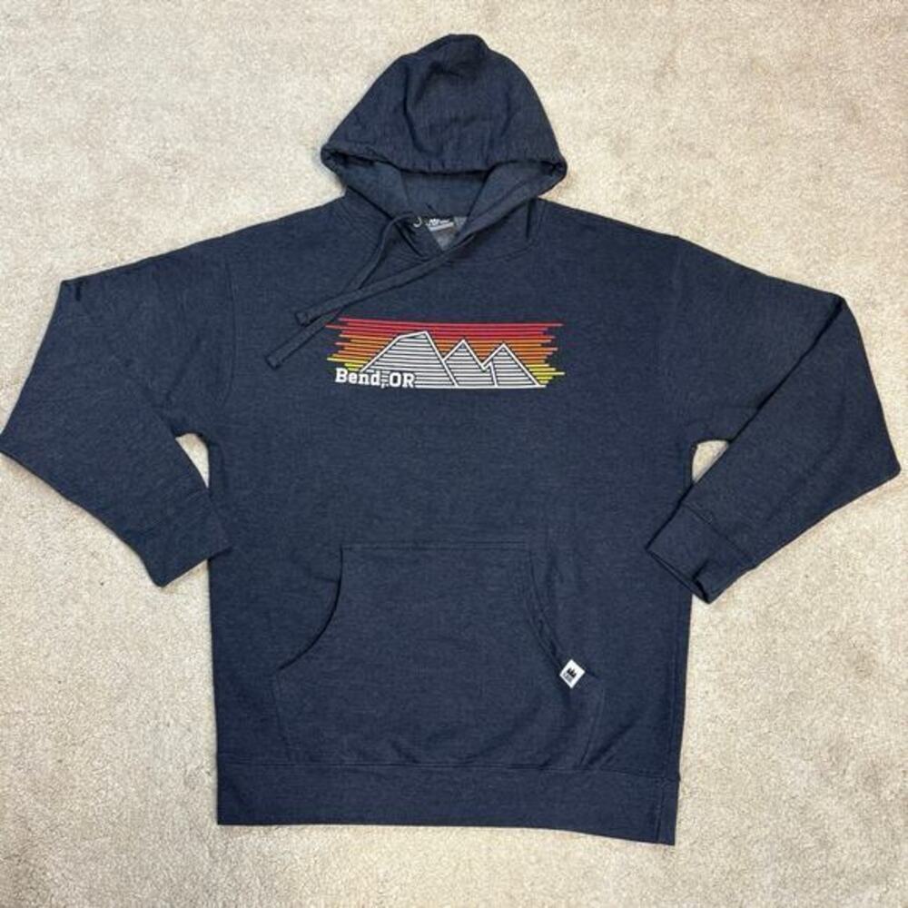 Little Bay Root Bend Oregon Horizons Unisex Hooded Sweatshirt Size L